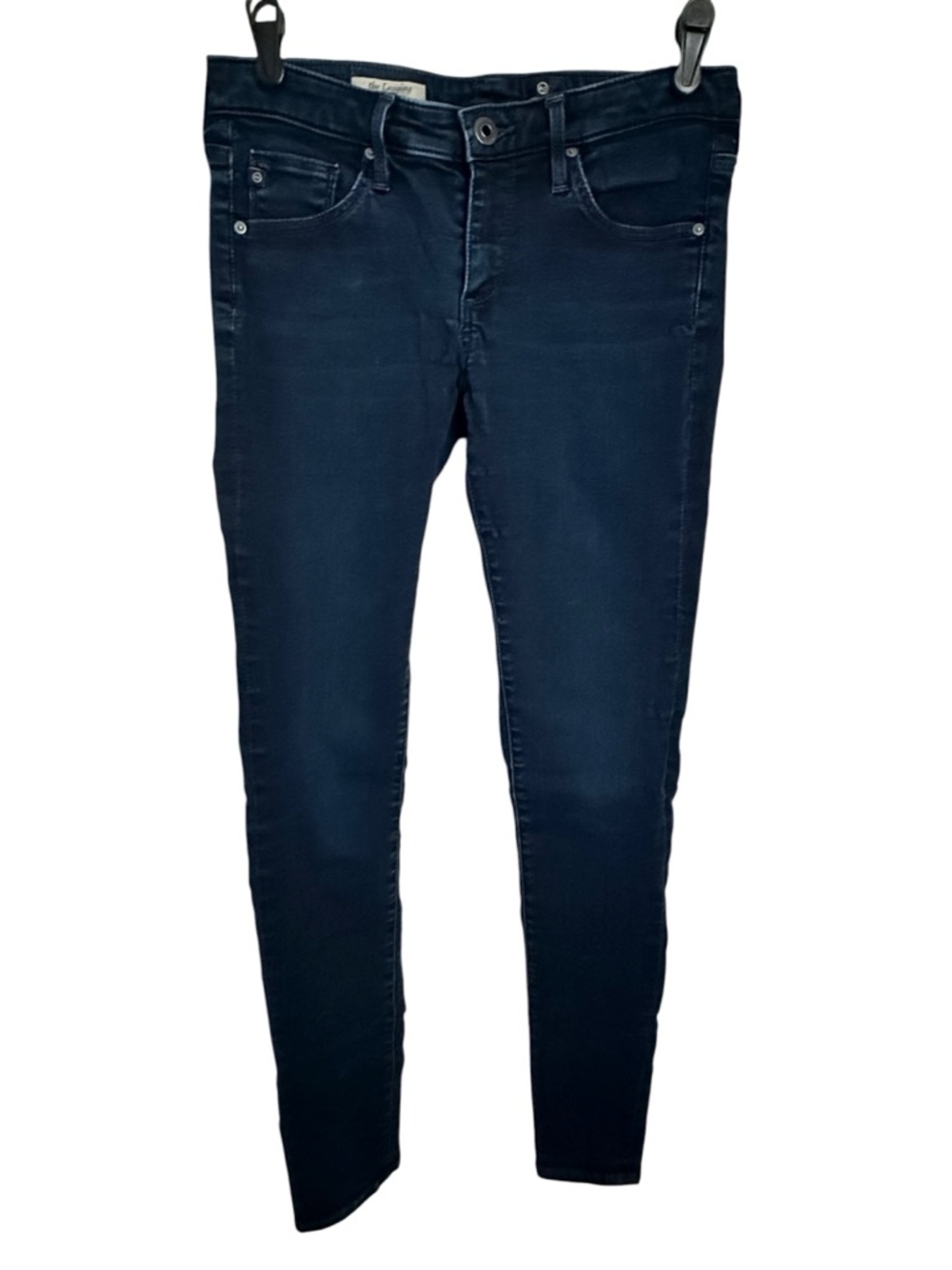 Ag Adriano Goldschmied Navy the Legging Super Skinny Jeans Sz 26R